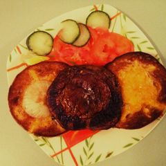 A picture of Portobello Mushroom Burger.