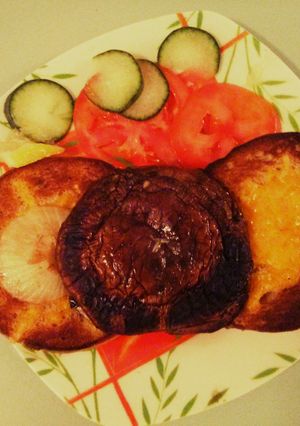 A picture of Portobello Mushroom Burger.