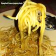 Spaghetti jagung keju saos tiram