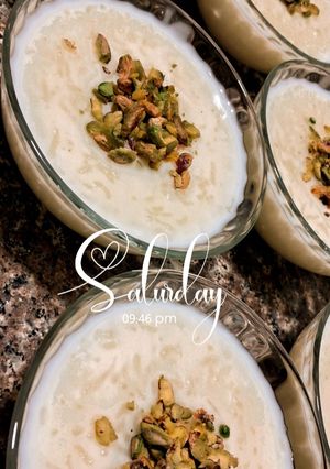 صورة لوصفة رز بحليب