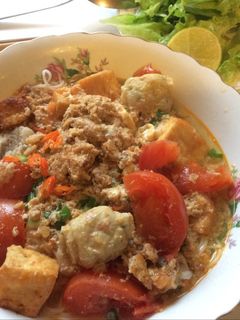 Hình của món Bún riêu cua.