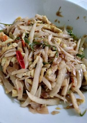 Foto resep (ASELI) Tumis Lobak Putih + telur😊