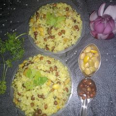 A picture of Field Bean's & Red Pigeon Peas Rice.