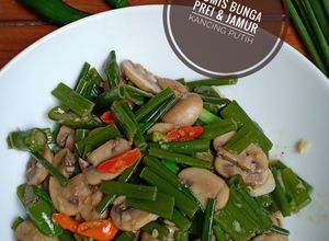 Foto resep Tumis Bunga Prei&Jamur Kancing Putih