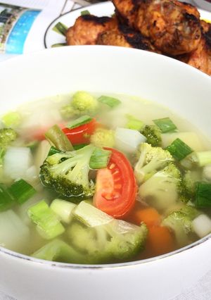 Foto resep Sup Brokoli Lobak