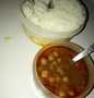 Easy Steps to Make Recipe White chana and boiled rice that is Can Pamper Your Tongue, Tasty}