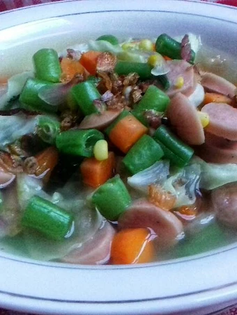 Cara Mudah Menyiapkan Resep Sop pelangi yang Uenak Anti Ribet, Mantap