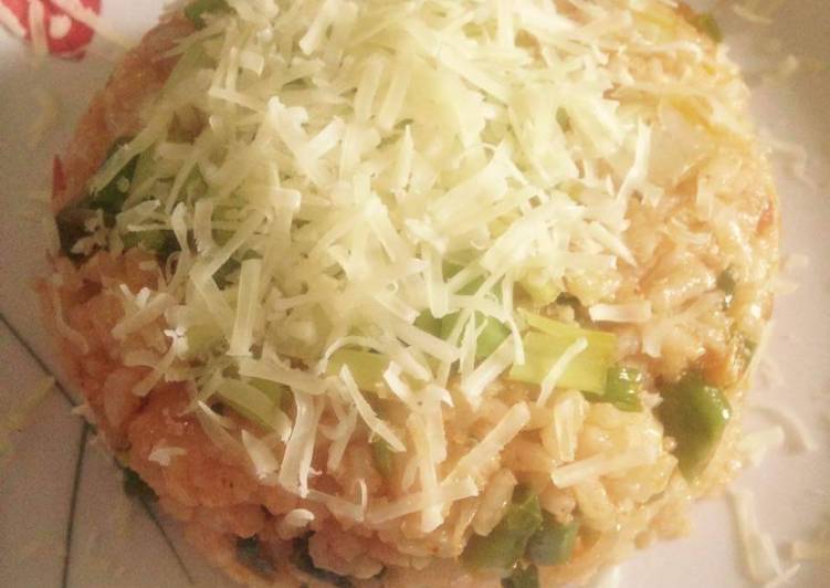 Step-by-Step Guide to Prepare Any-night-of-the-week Veg cheese rice