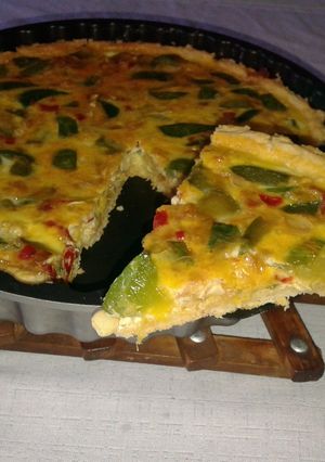 Una foto de Tarta de zapallitos