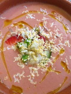 Una foto de 🍓🍓Gazpacho de fresones🍓🍓
