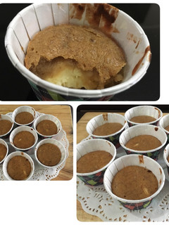 Foto resep Banana muffin with cream cheese filling