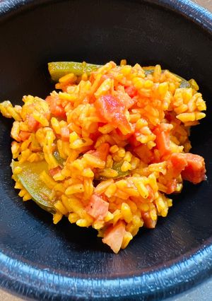 A picture of Quick Ham with Rice 🍚.