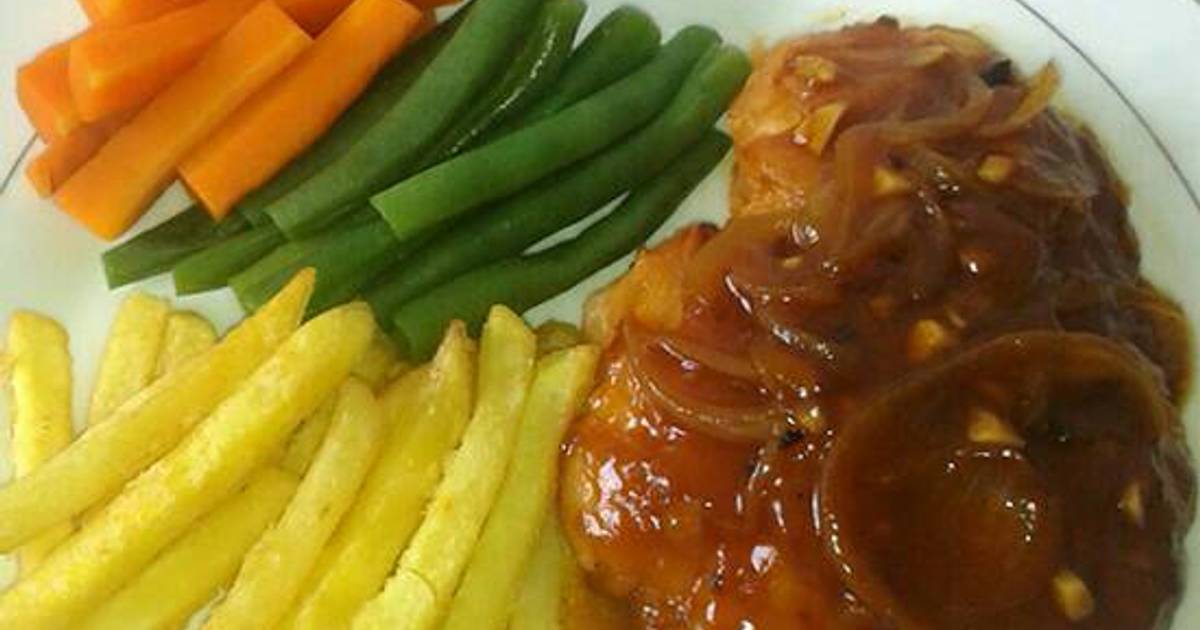 Resep Chicken steak saus bbq oleh inke Adjie Cookpad Resep Chicken steak saus bbq oleh inke Adjie Cookpad