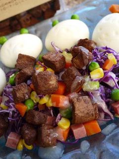 【料亭和露】柚香油醋醬沙拉 的食譜成品照片