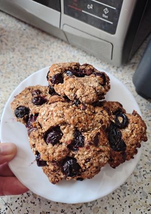 Áfonyás zabkeksz (Gluténmentes) recept fotója