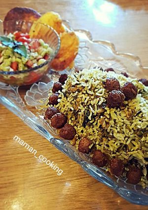 عکسی از دستور کلم پلو شیرازی