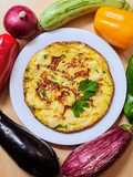 Tortilla de nabo (la raíz engrosada, no el otro 🤭) poquitas calorías, mucha fibra y micronutrientes