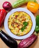 Tortilla de nabo (la raíz engrosada, no el otro 🤭) poquitas calorías, mucha fibra y micronutrientes