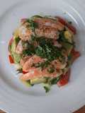 Salada de Camarão e Guacamole