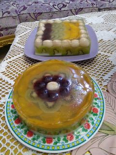 Foto resep Kiwi Pudding Mix Fruits