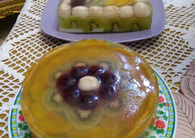 Kiwi Pudding Mix Fruits