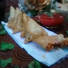 Pizza Samosa A picture of Pizza Samosa.