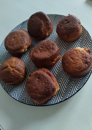 Une photo de Muffins à la confiture de framboise