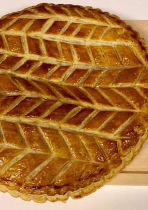 Une photo de Galette à la crème d’amande