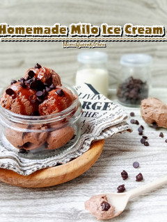 Foto resep Homemade Milo Ice Cream