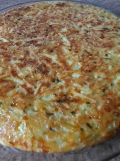 Una foto de Tortilla de patatas jugosa y muy rica al estilo marroquí