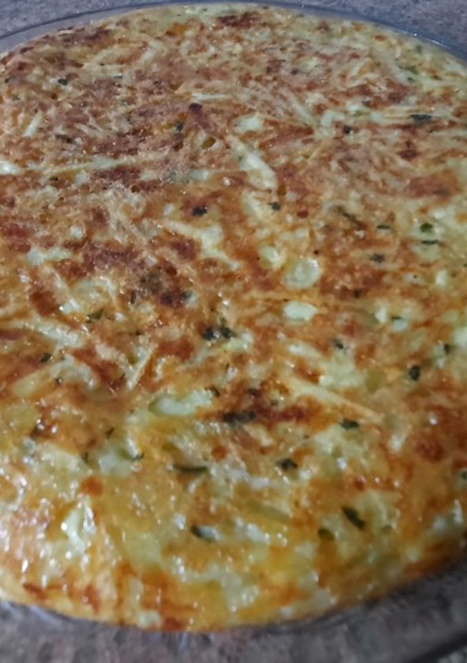 Una foto de Tortilla de patatas jugosa y muy rica al estilo marroquí