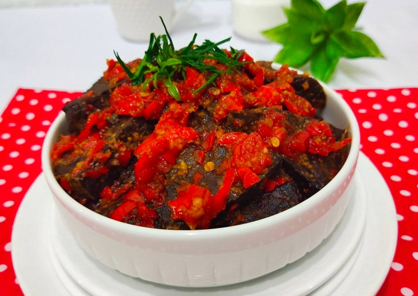 Paru Sapi Balado
