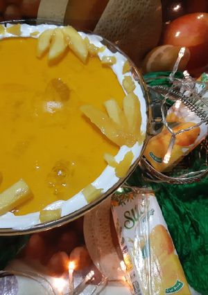 A picture of Mango trifle.