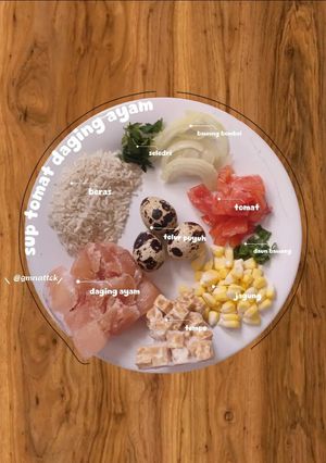 Foto resep Sup Tomat Daging Ayam