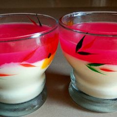 A picture of Rose milk Pudding.