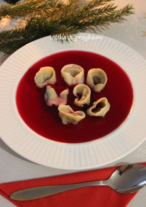 Zdjęcie przepisu Uszka z grzybami.