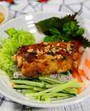 Bún gà nướng sả ớt