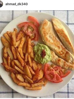 صورة لوصفة دجاج مع بطاطا دايت
