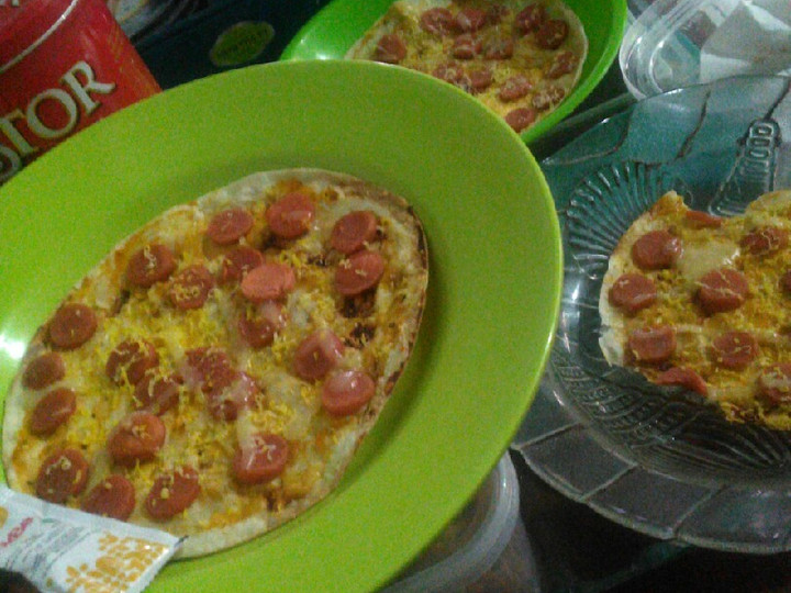 Resep Pizza kulit kebab, Enak