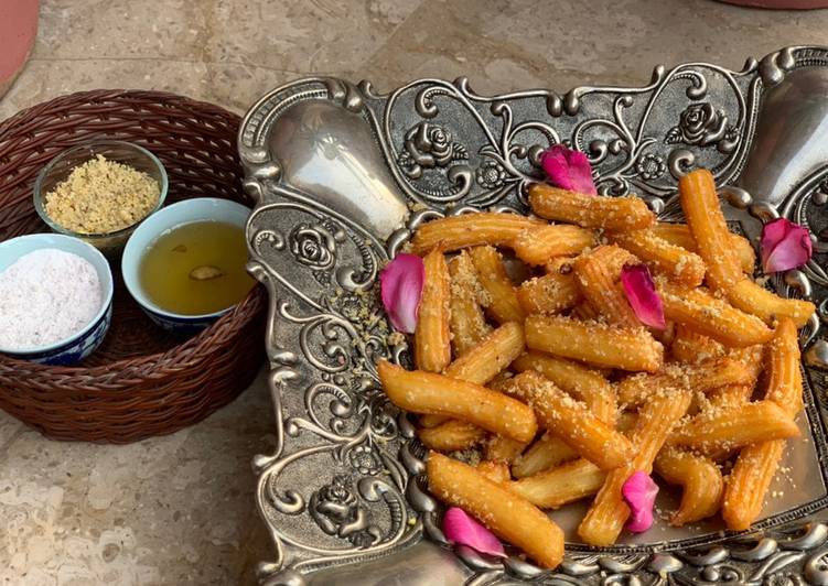 Steps to Make Award-winning Balah el Sham (Egyptian churros)