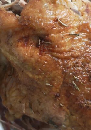 Una foto de Pavo al horno