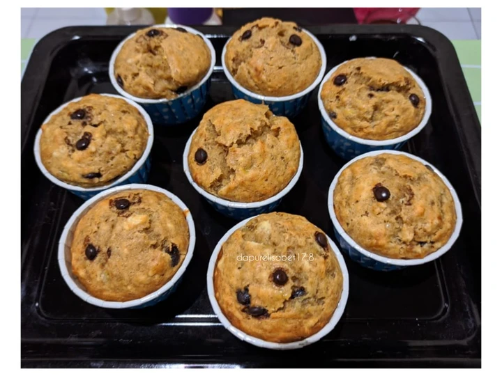 Cara Mudah Membuat Resep  31. Banana Muffin yang Menggugah Selera, Sempurna