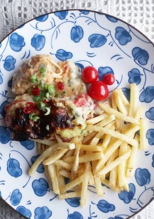 Una foto de Gratín de Nuggets de Pollo