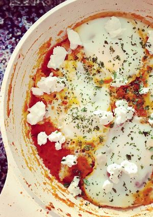 A picture of Egg Shakshuka.