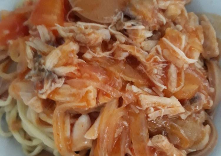 Resep Spaghetti mie telor yang Sempurna