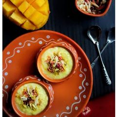 A picture of Mango phirni.