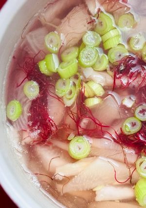 Hình của món 🌱 Canh Bầu Nấm Bào Ngư & Mầm Củ Dền.