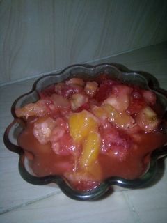 صورة لوصفة سلاطه فواكه بلا شاربات