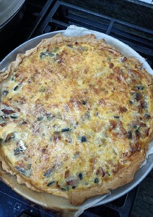 Una foto de Quiche de lo que tenía!