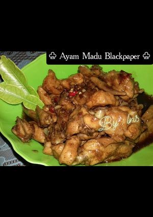 Foto resep Ayam Madu Blackpaper 👌